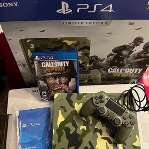 🎁 Holiday-gift idea-Sony PS4 Limited edition call of duty WWII 1TB